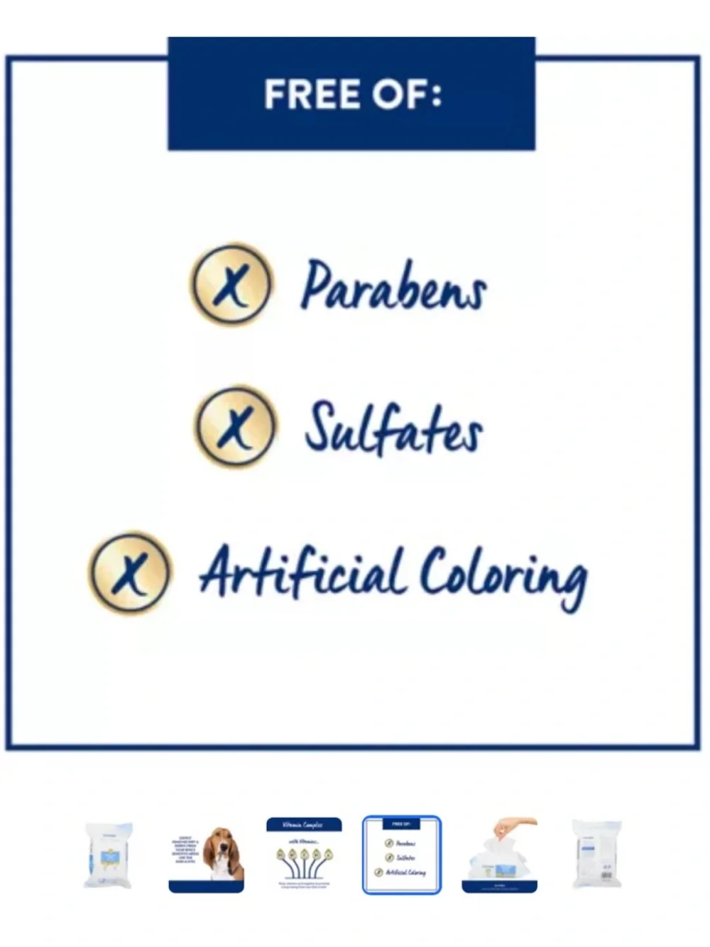 Top Paw Ear & Eye Wipes - Blue, White, Yellow